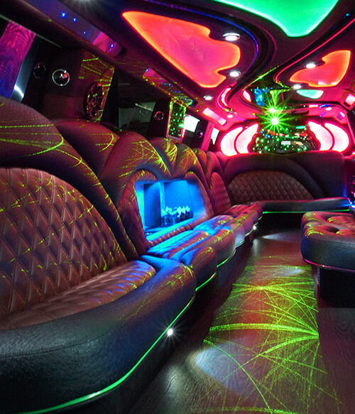 gorgeous limo seating